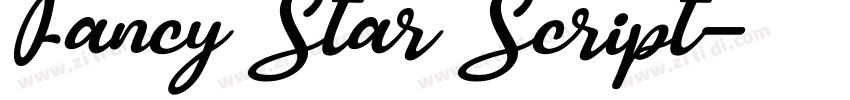Fancy Star Script字体转换